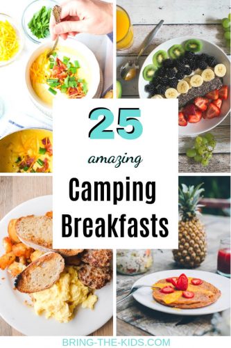 camping breakfast meals selection