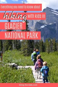 hiking with kids, glacier national park