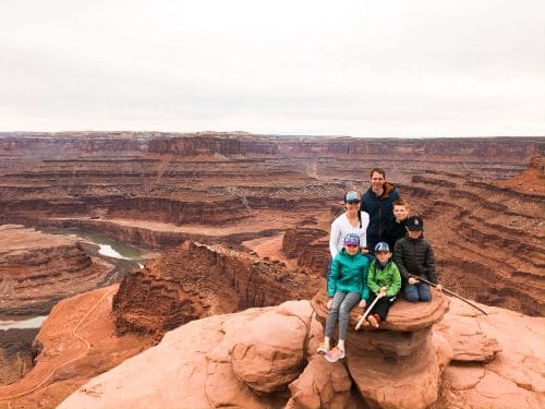 dead horse point moab with family