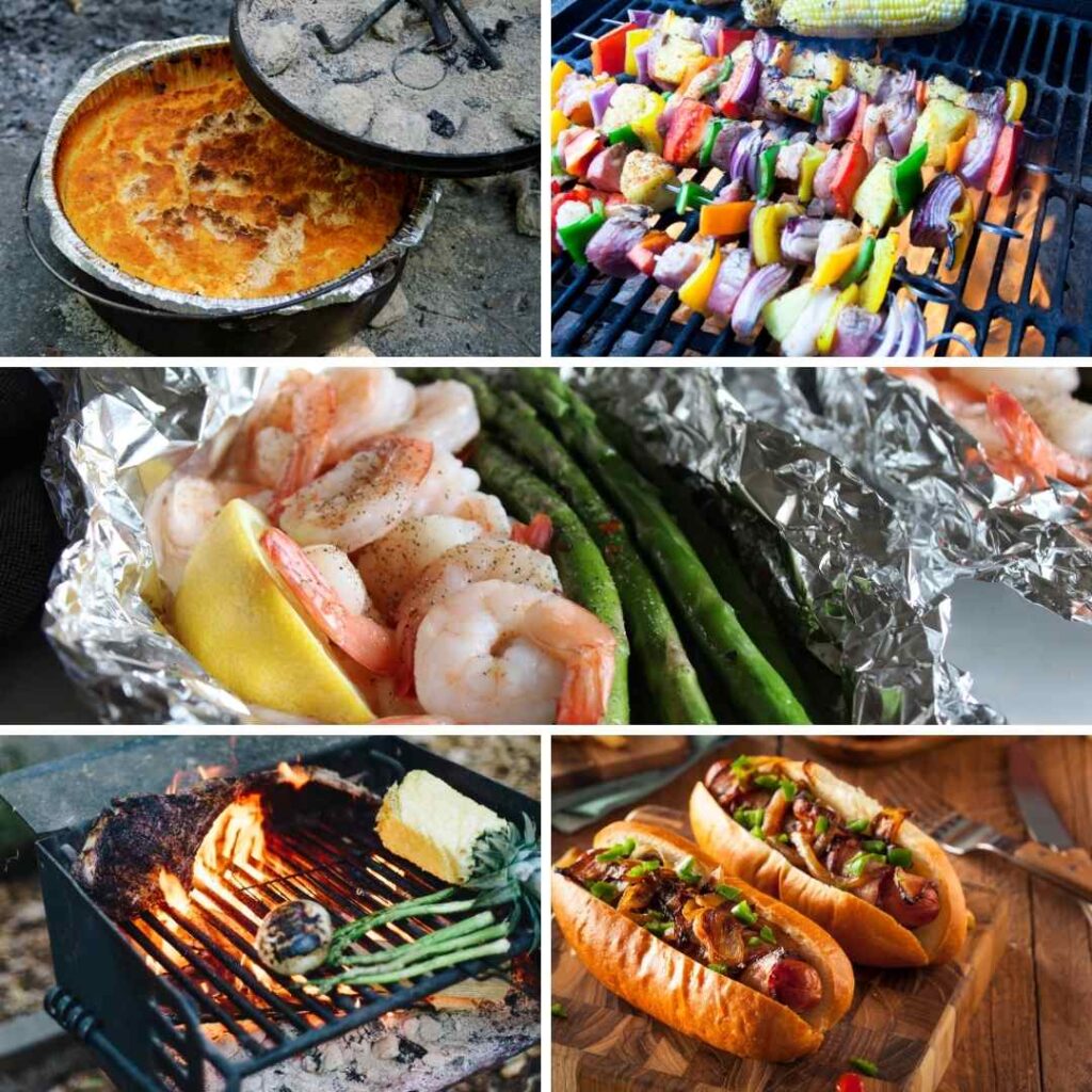 Delicious camping dinners