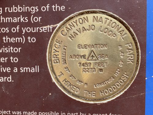 I hiked the hoodoos medallion bryce Canyon