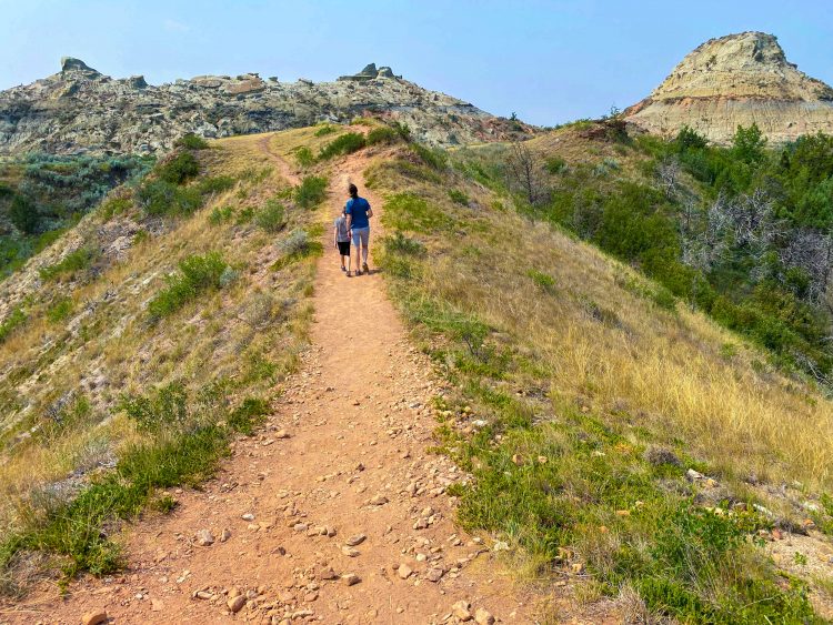 best hike in theodore roosevelt national park with kids