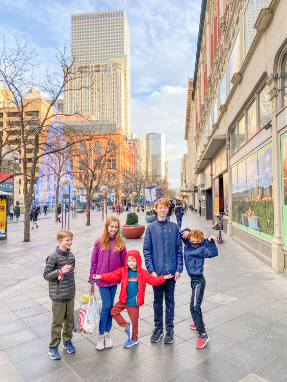 16th street mall downtown denver with kids