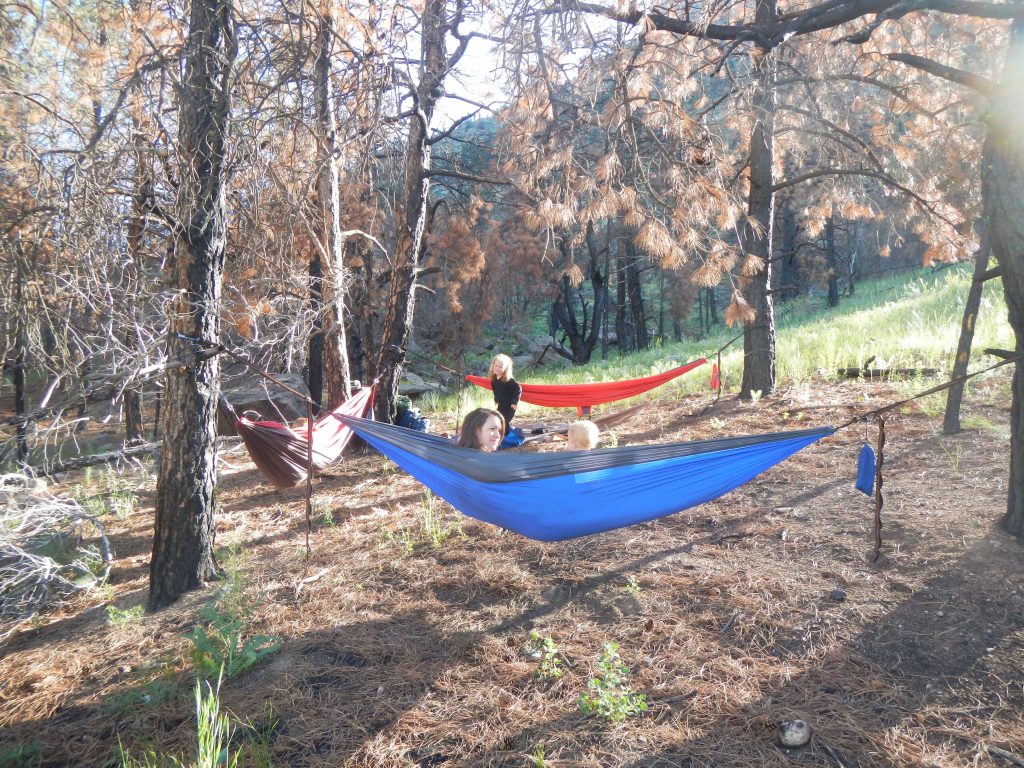 hammock camping with kids