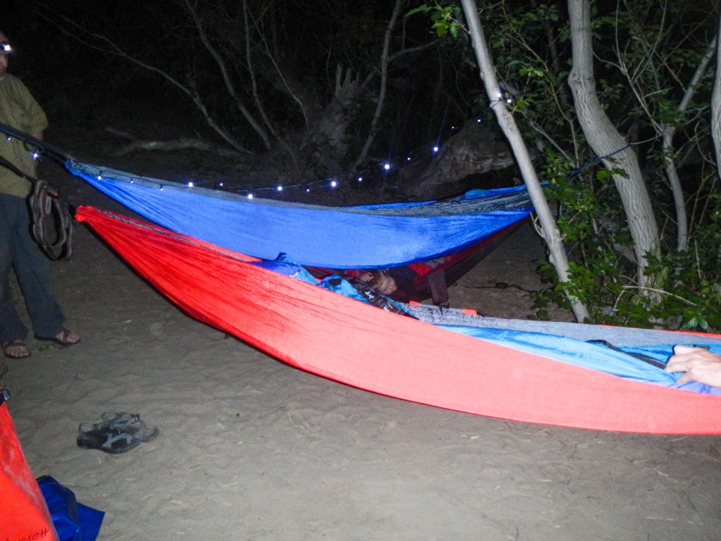 family hammock camping